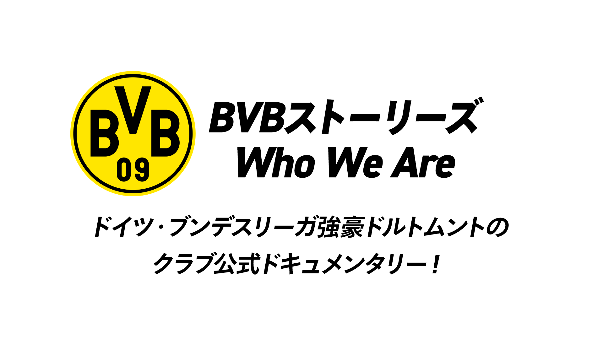 Bvbストーリーズ Who We Are 番組詳細 オリジナルサッカー番組 スカパー サッカー放送